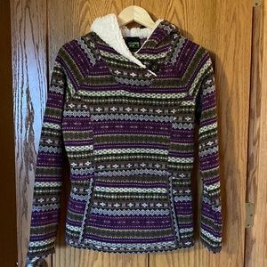 New with tags Köppen Fleece Sweater, size Medium